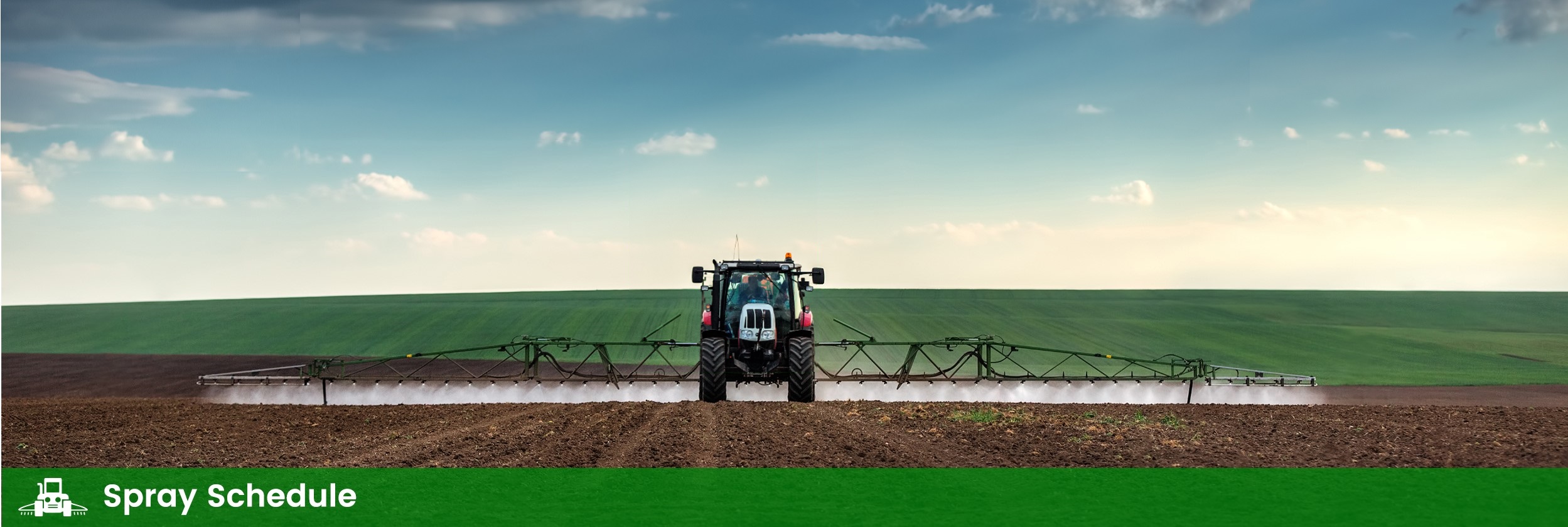 Spray Scheduling Banner